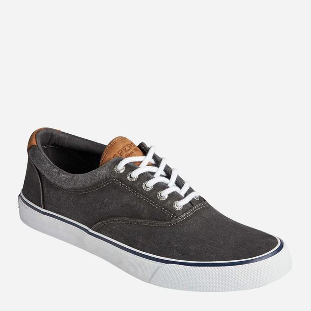 Tenisówki męskie materiałowe Sperry Striper II Cvo SW STS22513 42.5 (9.5US) 28.5 cm Czarne (44213777274) (955555904955372) - Outlet - obraz 2
