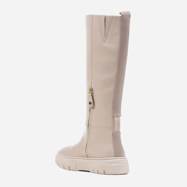 Kozaki damskie skórzane Geox D26TZD-00085-C6738 38 Beżowe (8050036781246) (955555908034315) - Outlet - obraz 3