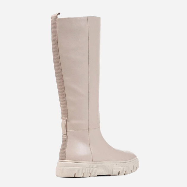 Kozaki damskie skórzane Geox D26TZD-00085-C6738 38 Beżowe (8050036781246) (955555908034315) - Outlet - obraz 4