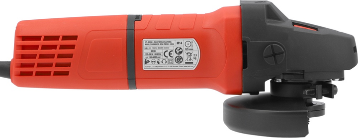 Кутова шліфувальна низькошвидкісна машина YATO 125 мм 900 Вт (YT-82096) - зображення 3