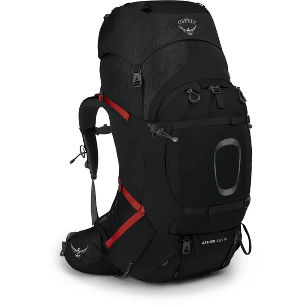 Рюкзак туристический Osprey Aether Plus 70 black L/XL (100073932) - изображение 2