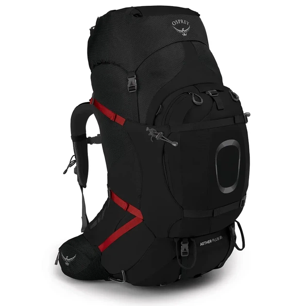 Рюкзак туристичний наплічник Osprey Aether Plus 85 black L/XL (100070485) - зображення 2