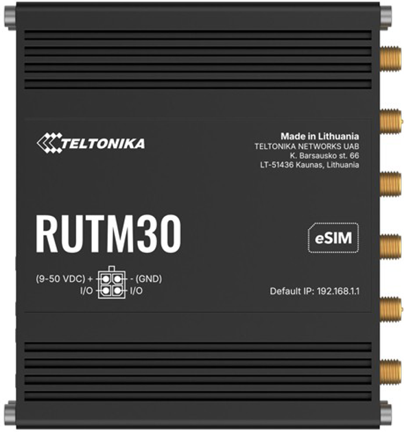 Маршрутизатор Teltonika RUTM30 5G (RUTM30000000) - зображення 1