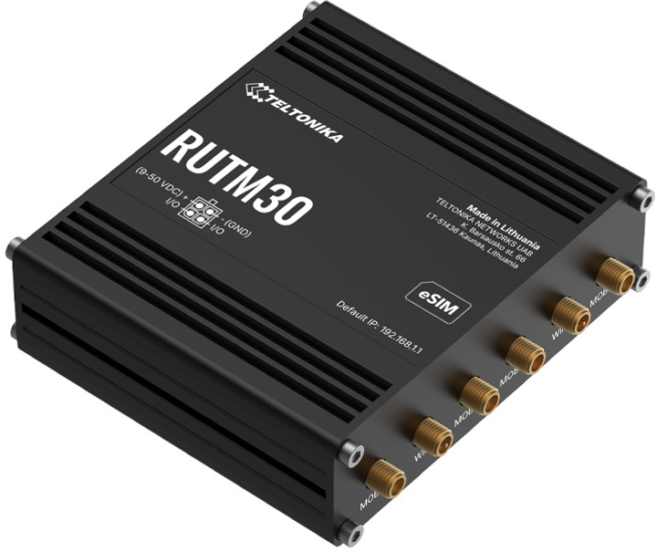 Маршрутизатор Teltonika RUTM30 5G (RUTM30000000) - зображення 3