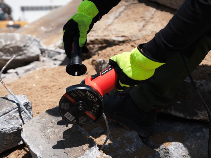 Кутова шліфувальна машина YATO 125 мм 1100 Вт (YT-82100) - зображення 4