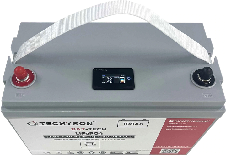 Акумуляторна батарея TECHTRON LiFePO4 12.8V 100Ah (5904100452804) - зображення 4