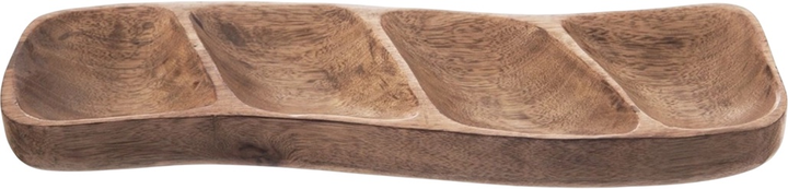 Тарілка для закусок Orion Mango дерев'яна 35 x 11 x 4 см (8592381193089) - зображення 2