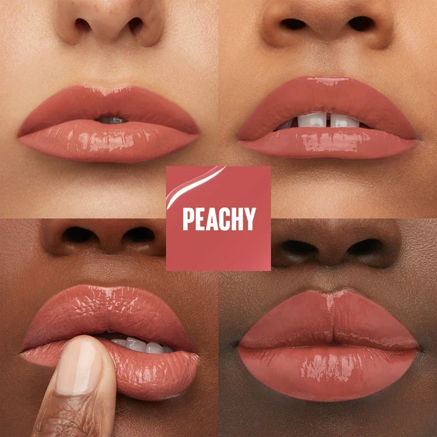 Maybelline SuperStay Vinyl Ink Стійка рідка помада для губ із глянсовим фінішем No 15 "Peachy" - Фото 3 Maybelline SuperStay Vinyl Ink Стійка рідка помада для губ із глянсовим фінішем No 15 "Peachy" - зображення 3