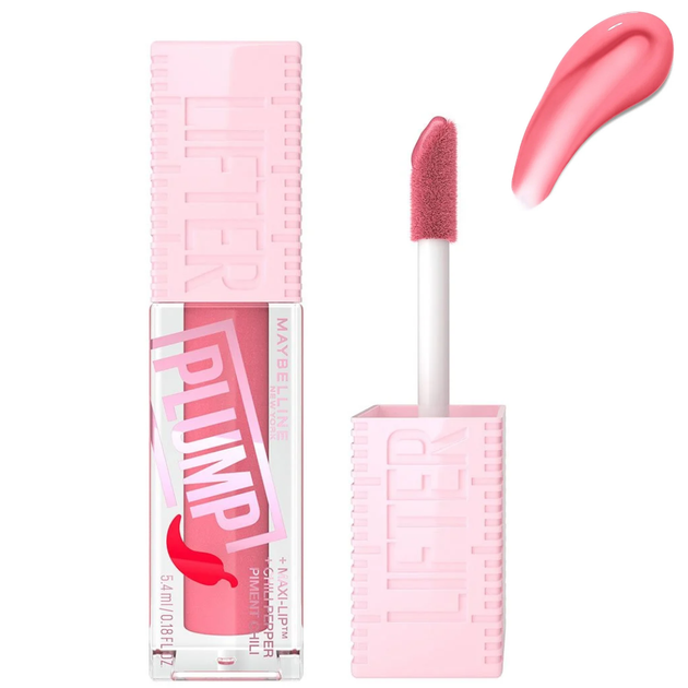Блеск-плампер для губ с экстрактом перца чили Maybelline New York Lifter Plump № 01 - Фото 1 Блеск-плампер для губ с экстрактом перца чили Maybelline New York Lifter Plump № 01 - изображение 1