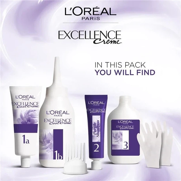 Стойкая крем-краска для волос L'Oreal Paris Excellence Creme тон 6.11 (Ультра темный блондин) - изображение 2