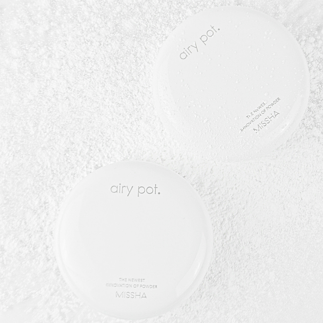 Пудра матирующая бесцветная полупрозрачная Missha Airy Pot Powder Translucent - изображение 4