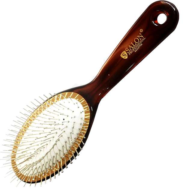 Мягкая расческа массажная с металлической щетиной Salon Professional 6233 - изображение 2