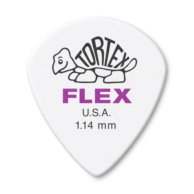 Медиатор Dunlop 4680 Tortex Flex Jazz III 1.14 mm (1 шт.) - Фото 1 Медиатор Dunlop 4680 Tortex Flex Jazz III 1.14 mm (1 шт.) - изображение 1