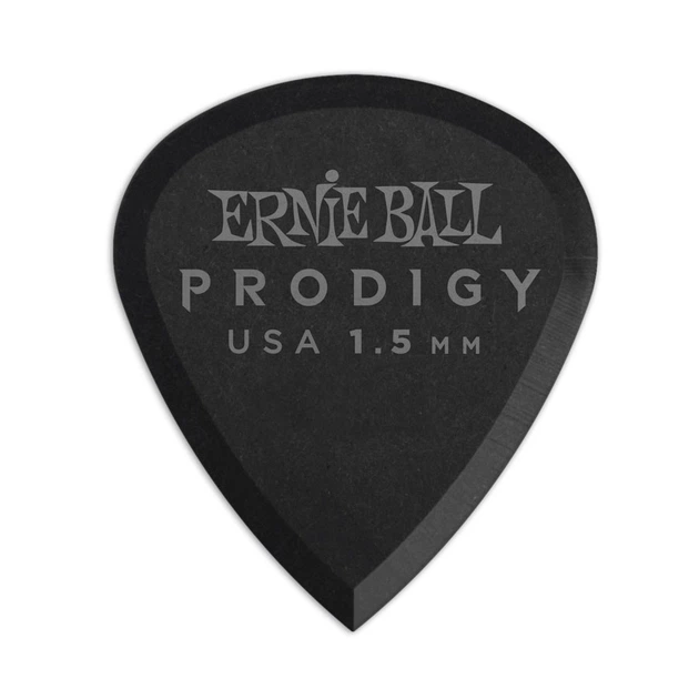 Медиаторы Ernie Ball 9200 Black Mini Prodigy Picks 6-Pack 1.5 mm (6 шт.) - изображение 2