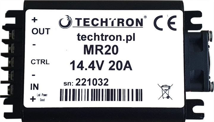 Ładowarka TECHTRON MR20 12V DC/DC (5905204691083) - obraz 4