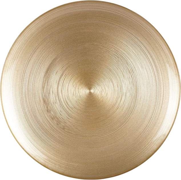 Тарілка обідня Vilde скляна 32.5 см Золота (8720573246798) - зображення 2