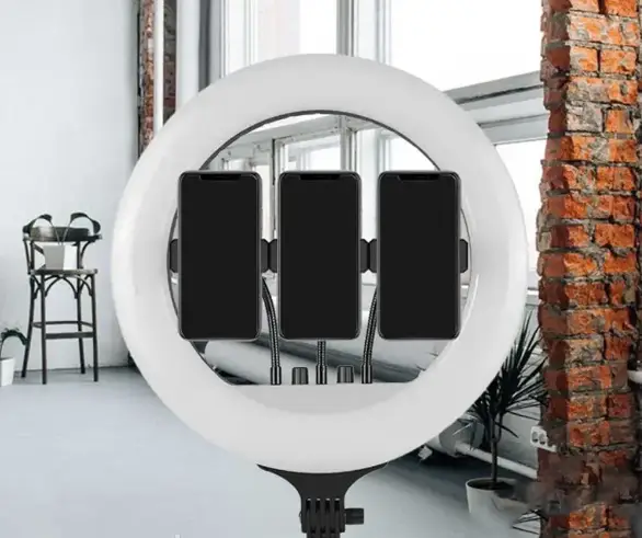 Кольцевая лампа Ring Fill Light QX-300 - Фото 5 Кольцевая лампа Ring Fill Light QX-300 - изображение 5