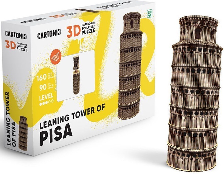 3D пазл картонний  Cartonic Пізанська вежа CARTPISA (4820191133983) - зображення 7
