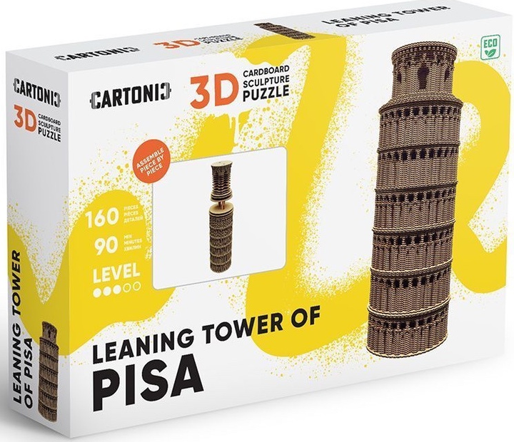 3D пазл картонний  Cartonic Пізанська вежа CARTPISA (4820191133983) - зображення 8