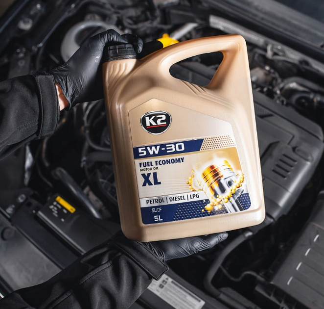 Моторна олива K2 TEXAR 5W-30 SL/CF/CF-4XL 5 л (5906534043375) - зображення 4