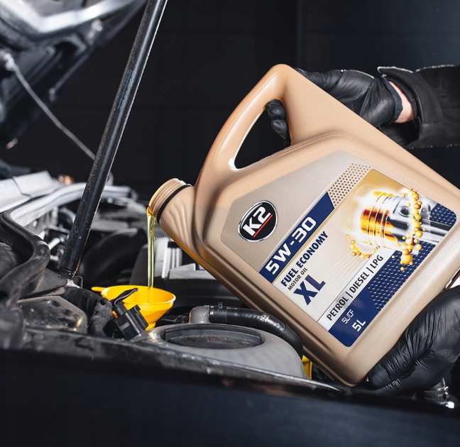 Моторна олива K2 TEXAR 5W-30 SL/CF/CF-4XL 5 л (5906534043375) - зображення 5