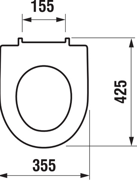 Deska sedesowa Jika Lyra Plus 93381 (H8933853000001) - obraz 2