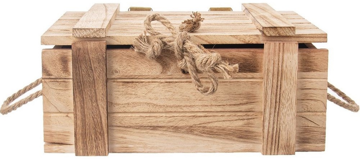 Ящик для зберігання Orion з кришкою дерев'яний 30x21x12 см (8592381167585) - зображення 3