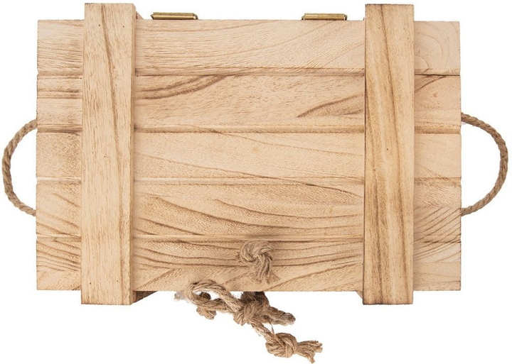 Ящик для зберігання Orion з кришкою дерев'яний 30x21x12 см (8592381167585) - зображення 4