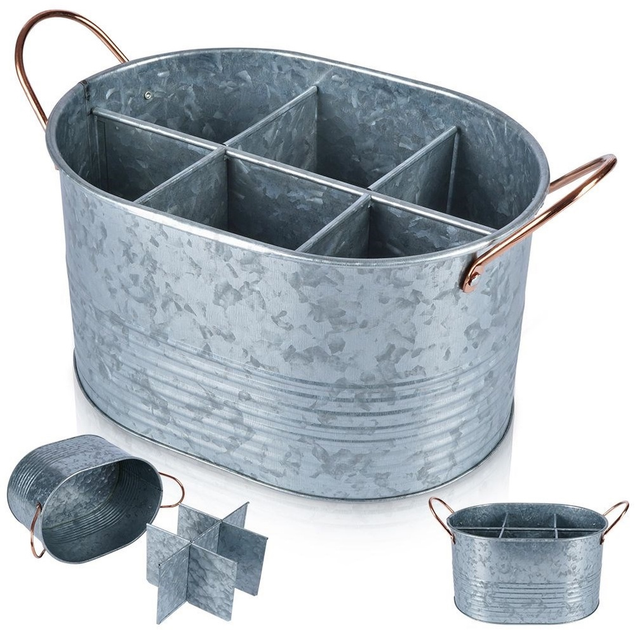 Скринька для пляшок Home & Styling Collection металева на 6 пляшок (8720573454834) - зображення 3