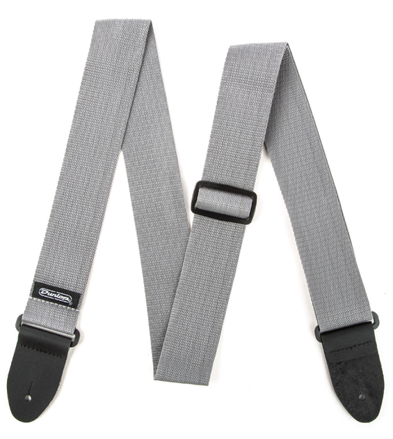 Ремень для гитары Dunlop D07-01GY Guitar Poly Strap Grey - изображение 2