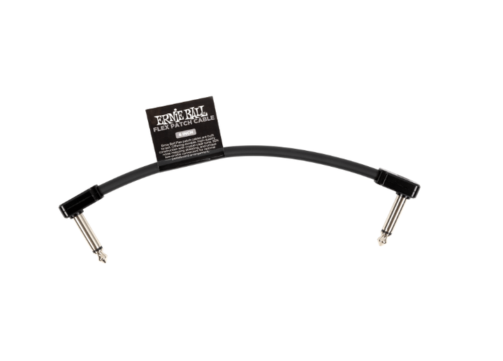 Інструментальний кабель Ernie Ball 6439 Flex Patch Cable 6in - Black - Single (15см) - Фото 1 Інструментальний кабель Ernie Ball 6439 Flex Patch Cable 6in - Black - Single (15см) - зображення 1
