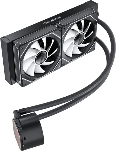 Система жидкостного охлаждения GameMax IceBurg 240 Digital BK ARGB - изображение 3
