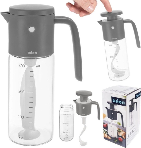 Пляшка Orion для змішування оливкової олії та заправок ручна 350 мл (8592381187705) - зображення 7