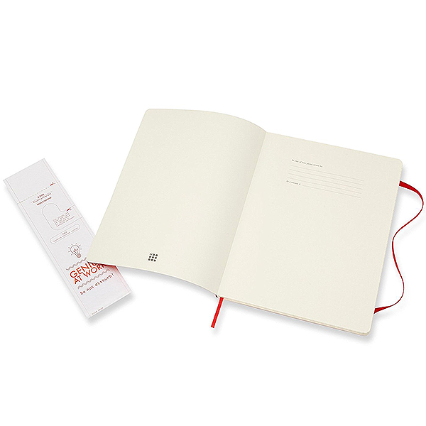 Великий блокнот Moleskine Classic Червоний Чисті листи - зображення 3