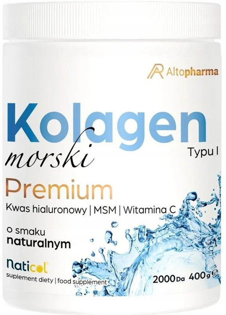 Харчова добавка Altopharma Морський колаген Преміум типу I 400 г (5905370181319) - зображення 1