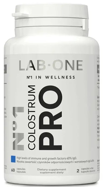 Харчова добавка Lab One N°1 Colostrum Pro 60 капсул (5906630600892) - зображення 1