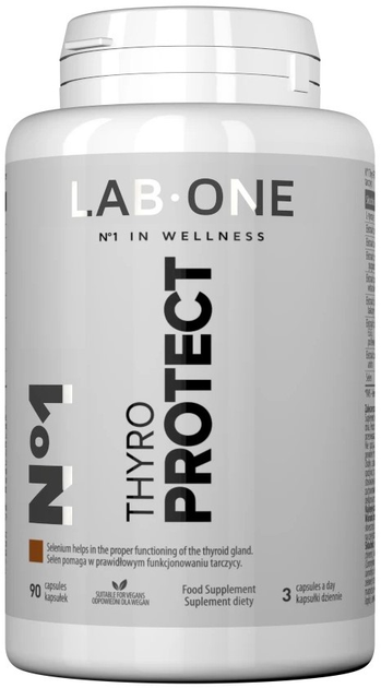 Харчова добавка Lab One N°1 Thyro Protect 90 капсул (5906630600694) - зображення 1