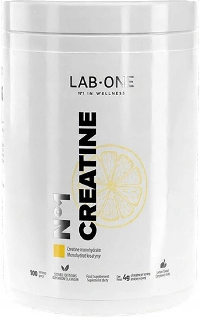 Харчова добавка Lab One N°1 Creatine 500 г Лимонний (5906630601547) - зображення 1