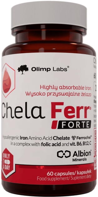 Suplement diety Olimp Labs Chela-Ferr Forte 60 kapsułek (5901330098208) - obraz 1