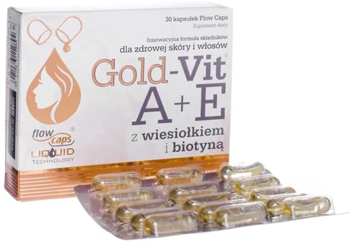 Kompleks witaminowy Olimp Labs Gold-Vit A + E 30 kapsułek (5901330034510) - obraz 3