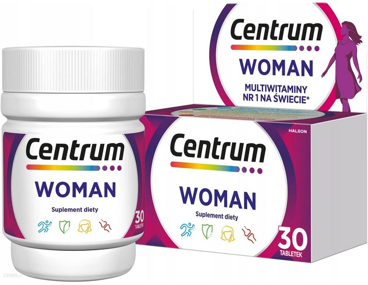 Witaminy Centrum Woman 30 tabletek (5054563161437) - obraz 1