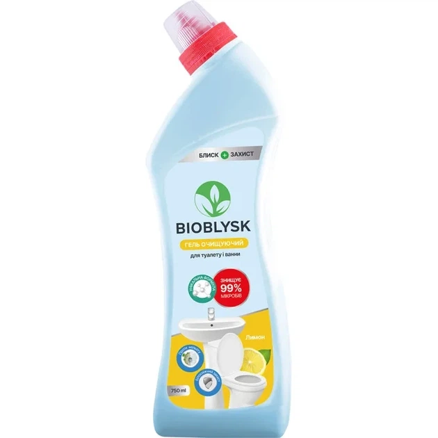 Засіб для унітазу BioBlysk SparkX Lemon 1000 мл (4820285281019)