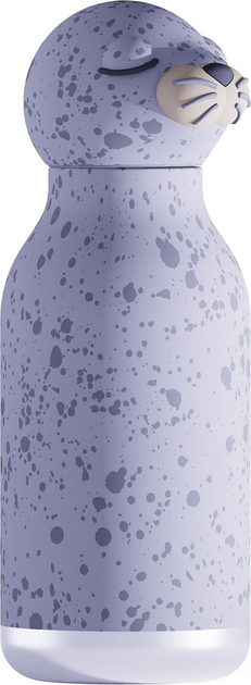 Термопляшка із соломинкою Asobu Bestie тюлень 460 мл (842591056109) - зображення 1