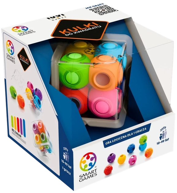 Łamigłówka IUVI Games Smart Games Kulki do Kwadratu (5906700248252) - obraz 1