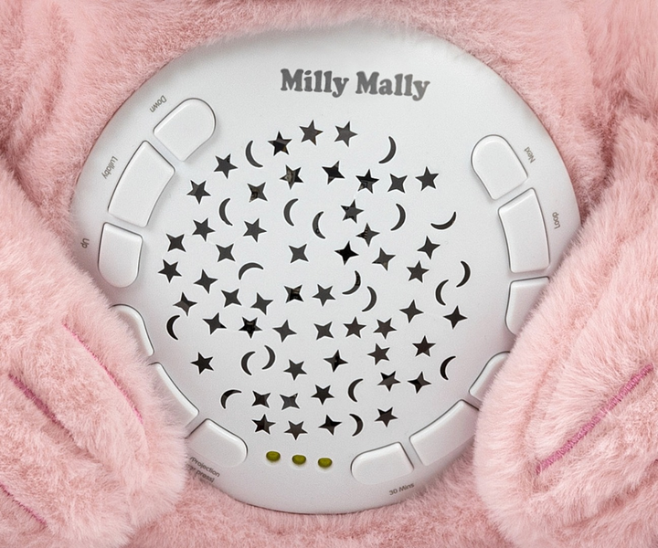 Талісман Milly Mally Плюшева іграшка з проектором Ведмідь рожевий 34 см 6390 (5907090700474) - зображення 4