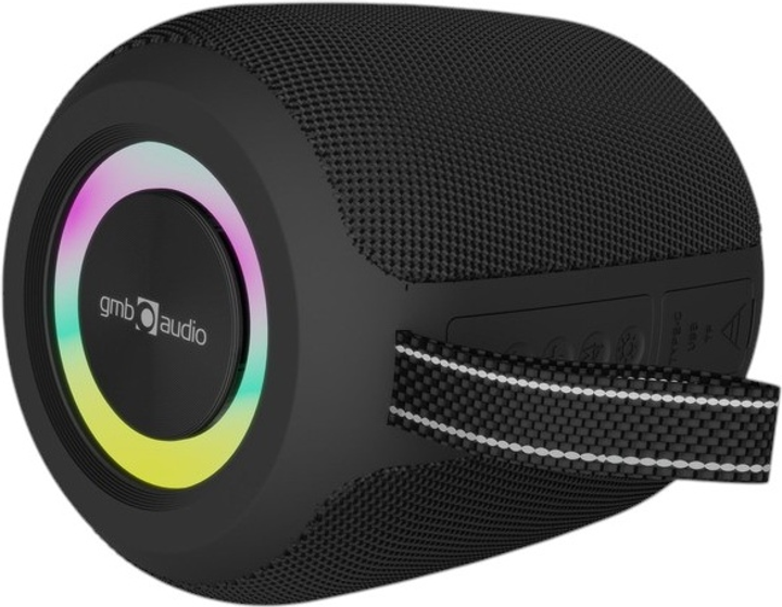 Портативна колонка Gembird BT LED 8W RGB Black (SPK-BT-LED-05-BK) - зображення 3