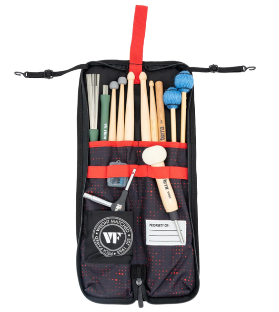 Чехол для барабанных палочек Vic Firth VXSB00101 Essential Red Dot Drumstick Bag - изображение 3