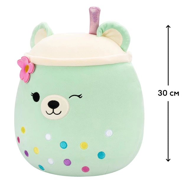 М'яка іграшка Squishmallows Мятний Ведмідь 30 cм - изображение 6