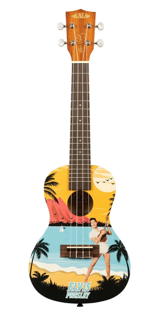 Укулеле Kala Learn To Play Elvis Blue Hawaii Concert Ukulele - изображение 2