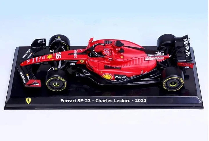 Колекційна Модель Bburago F1 Ferrari SF-23 #16 Charles Leclerc